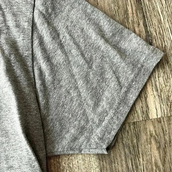 Three KC Shirt Gray Joe Arthur Gatestack Cow Head Tee Size Large Ted Lasso BBQ - Picture 5 of 8